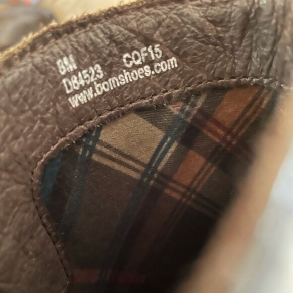 Born Hagene Tall Dark Brown Leather Heeled Boots Size 8M | EUC - Picture 6 of 8